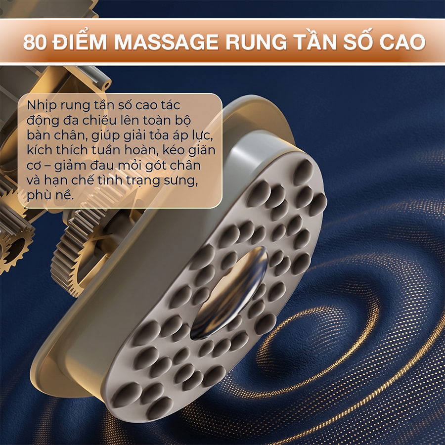 Máy massage chân và rung chân OKACHI JP-801 ( Màu đen)